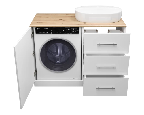 Тумба под раковину Misty Респект - 120 под стиральную машину правая