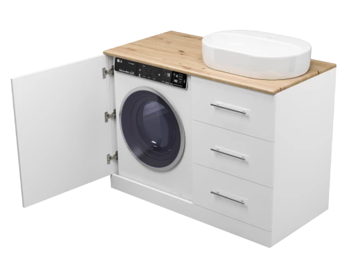 Тумба под раковину Misty Респект - 120 под стиральную машину правая