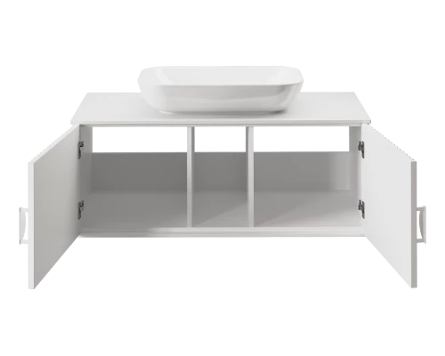 Тумба с раковиной  Brevita Richard - 105 подвесная (белая)