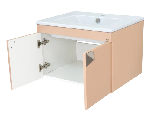 Тумба под раковину Misty Сахара - 60 подвесная песочная Пр-Сах06060-0511По