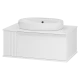 Тумба под раковину Brevita Savoy - 80 подвесная (белая)