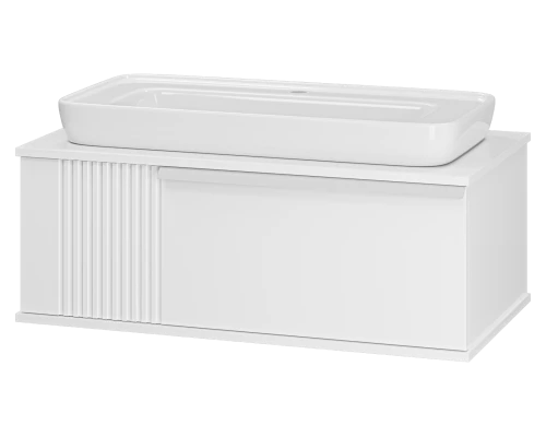 Тумба под раковину Brevita Savoy - 90 подвесная (белая)