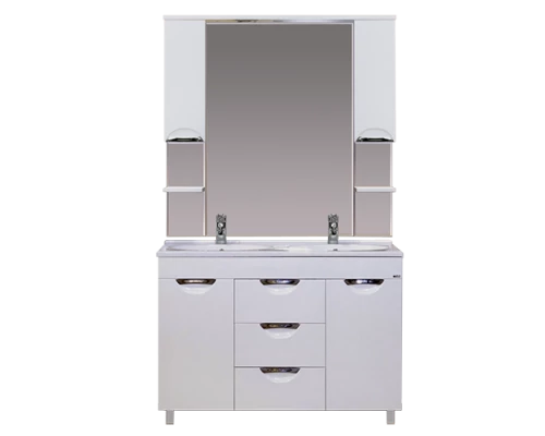 Тумба под раковину Misty София - 120 Тумба с 3ящ. белая эмаль П-Соф01120-0113Я