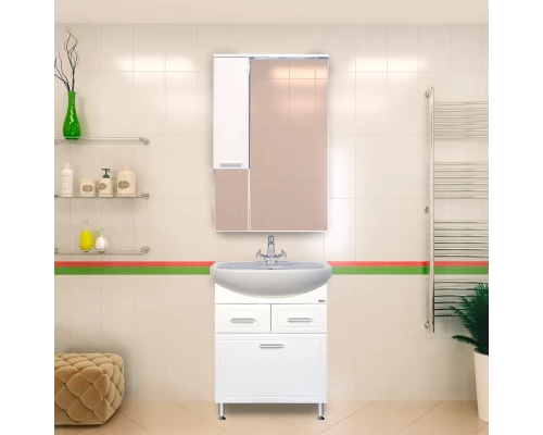 Тумба под раковину Misty Стелла 65 тумба с Б/К горизонт Э-Сте01065-01К2Я