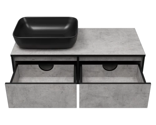 Тумба под раковину Brevita Stone - 100 подвесная