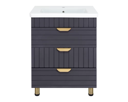 Тумба под раковину Brevita Gloster - 70 (графит)