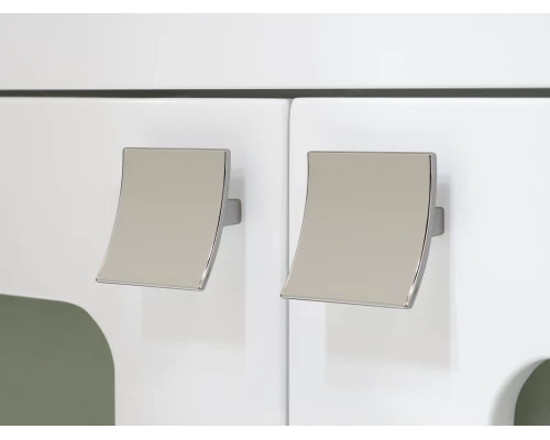 Тумба под раковину Misty Урал - 60 прямая со стеклом Э-Ура-01060-021Н