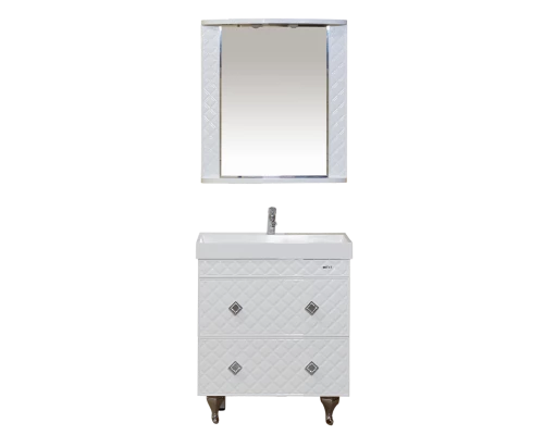 Тумба под раковину Misty Valencia -80 тумба НАПОЛЬНАЯ с 2ящиками Л-Вал01080-0112Я