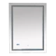 Зеркало Misty 2 Неон - Зеркало LED600х800 сенсор на зеркале + часы (двойная подсветка)