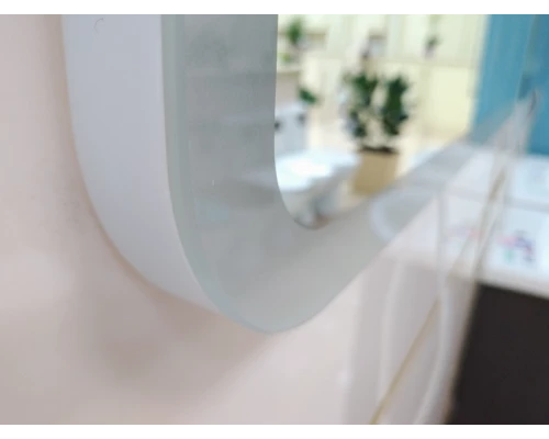Зеркало Misty 3 Неон -Зеркало LED600х800 сенсор на зеркале(с круглыми углами)