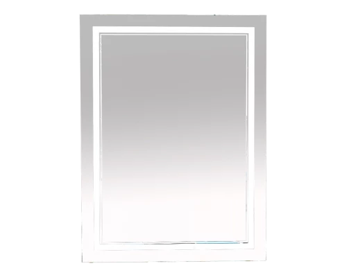 Зеркало Misty 2 Неон - Зеркало LED600х800 сенсор на корпусе (двойная подсветка)