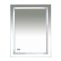 Зеркало Misty 2 Неон - Зеркало LED600х800 сенсор на зеркале + часы (двойная подсветка)