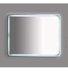 Зеркало Misty 3 Неон - Зеркало LED 1000х800 сенсор на корпусе (с круглыми углами)