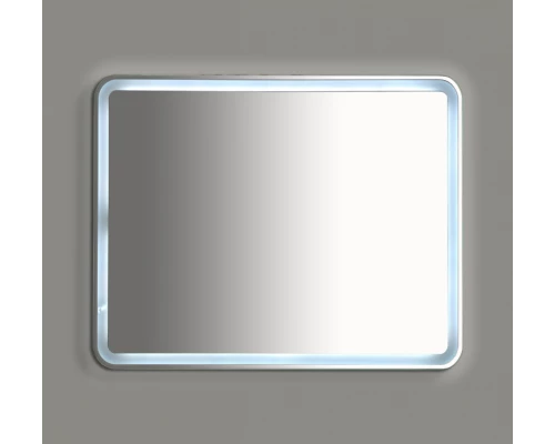 Зеркало Misty 3 Неон - Зеркало LED 1000х800 сенсор на корпусе (с круглыми углами)