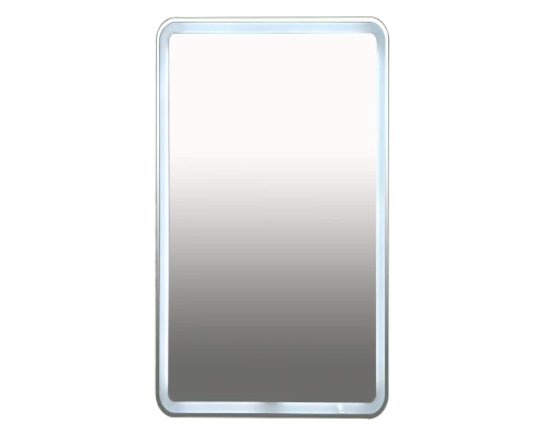 Зеркало Misty 3 Неон - Зеркало LED500х800 сенсор на корпусе (с круглыми углами) П-Нео050080-3ПРСНККУ