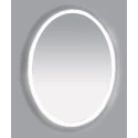 Зеркало Misty 4 Неон - Зеркало LED600х800 сенсор на зеркале(овальное) П-Нео060080-4ОВСНЗ