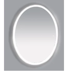 Зеркало Misty 4 Неон - Зеркало LED600х800 сенсор на зеркале(овальное) П-Нео060080-4ОВСНЗ