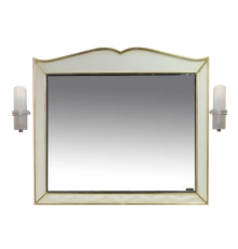 Зеркало Misty Анжелика 100 бежевое сусальное золото Л-Анж02100-381Св