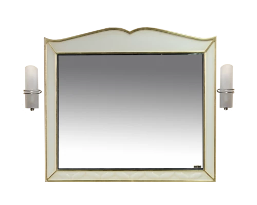 Зеркало Misty Анжелика 100 бежевое сусальное золото Л-Анж02100-381Св