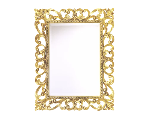 Зеркало Misty Аврора R.1076.PA.ZF col 142 Зеркало 770х960 (золото, прямоугольное)
