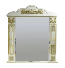 Зеркало Misty Барокко 80 Зеркало бежевое патина Л-Бар02080-033