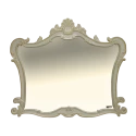 Зеркало Misty Bianco 120 бежевое сусальное золото Л-Бья02120-381