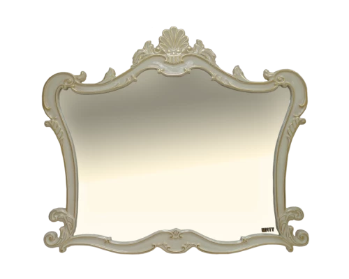 Зеркало Misty Bianco 120 бежевое сусальное золото Л-Бья02120-381