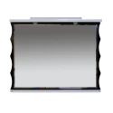 Зеркало Misty Чикаго-100 Зеркало чёрно-белое со светом Л-Чик02100-241Св