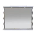 Зеркало Misty Чикаго -100 Зеркало серо-белое со светом Л-Чик02100-251Св