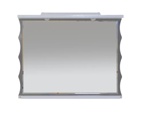 Зеркало Misty Чикаго -100 Зеркало серо-белое со светом Л-Чик02100-251Св