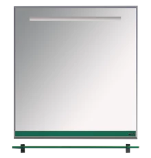 Зеркало Misty Джулия - 65 Зеркалос полочкой 12 мм зеленое Л-Джу03065-0810