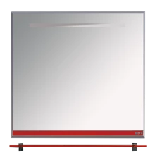 Зеркало Misty Джулия - 85 Зеркалосполочкой 12 мм красное Л-Джу03085-0410