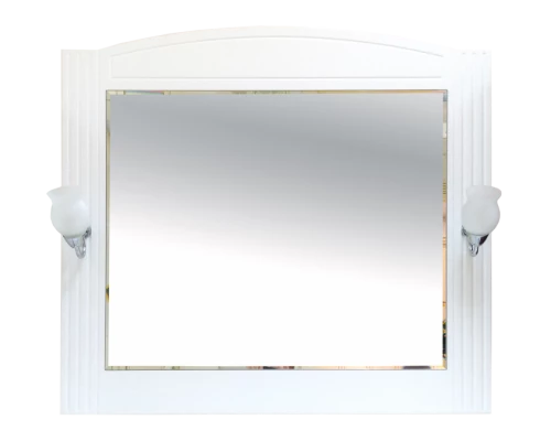 Зеркало Misty Эльбрус -100 Зеркало белая эмаль П-Эль02100-011