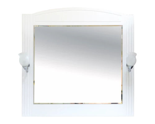 Зеркало Misty Эльбрус - 90 Зеркало белая эмаль П-Эль02090-011
