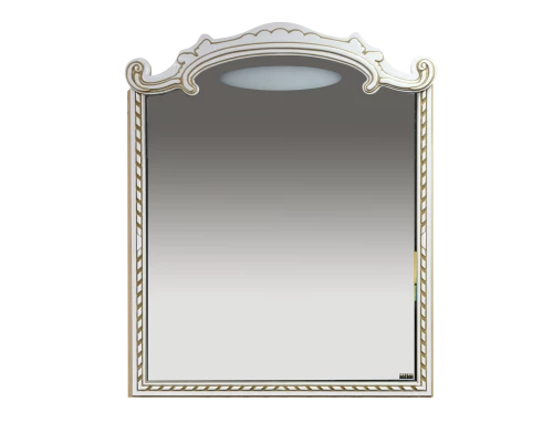 Зеркало Misty Элис -100 Зеркало белая патина/стекло Л-Эли02100-013