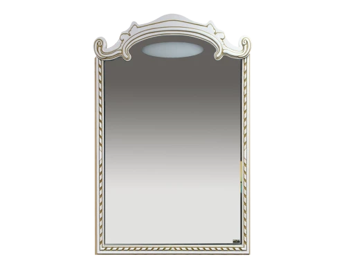 Зеркало Misty Элис - 80 Зеркало белая.патина/стекло Л-Эли02080-013