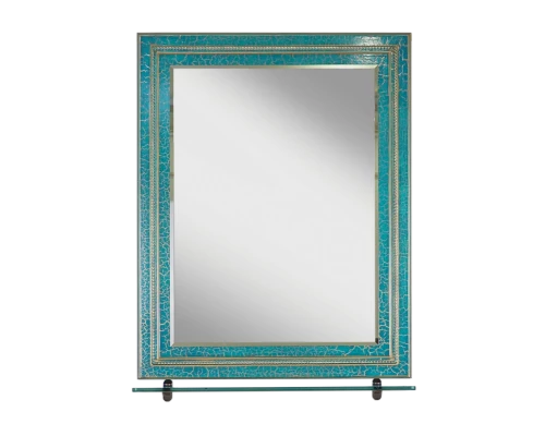 Зеркало Misty Fresko - 75 Зеркало с пол. Краколет зеленый патина Л-Фре03075-0317