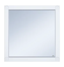 Зеркало Misty Лейла - 80 в раме белое П-Лей02080-011