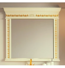 Зеркало Misty Мануэлла GOLD 120 бежевое глянец Л-Ман02120-3818Св