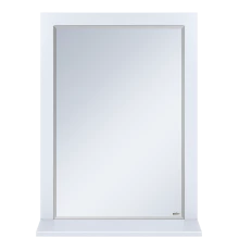Зеркало Misty Сахара - 60 в раме белое П-Сах02060-011