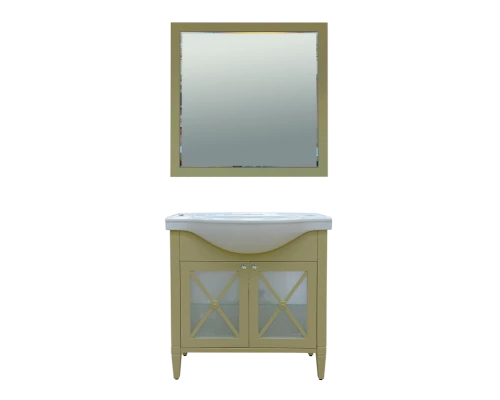 Зеркало Misty Анна - 80 Зеркало оливковое П-Анн-03080-410