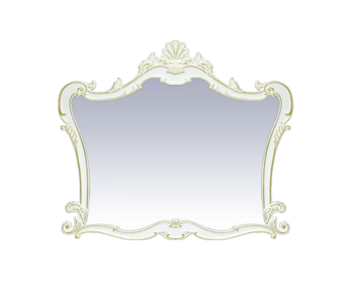 Зеркало Misty Bianco 80 бежевое сусальное золото Л-Бья02080-381
