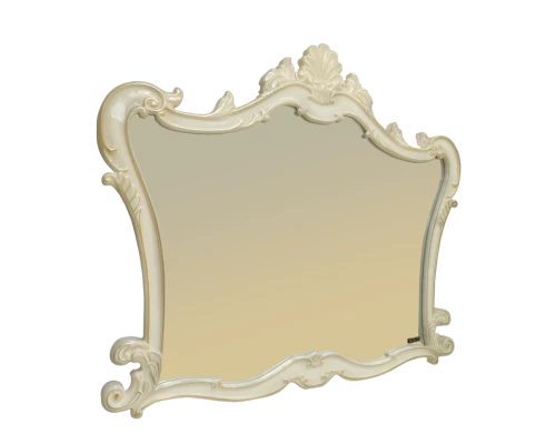 Зеркало Misty Bianco 120 бежевое сусальное золото Л-Бья02120-381