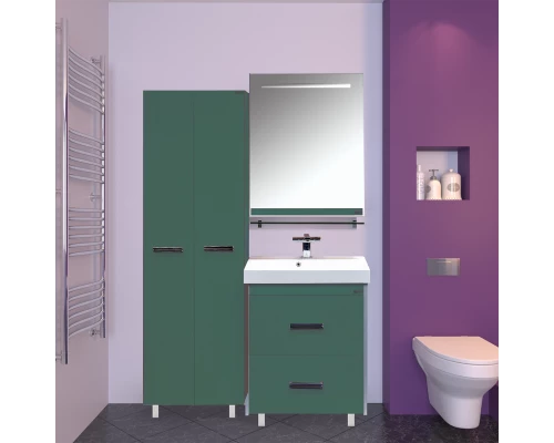 Зеркало Misty Джулия - 65 Зеркалос полочкой 12 мм зеленое Л-Джу03065-0810