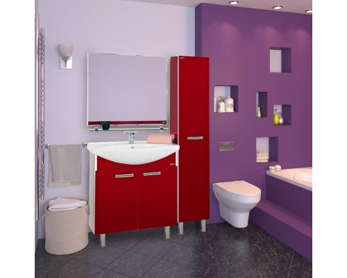 Зеркало Misty Джулия - 85 Зеркалосполочкой 12 мм красное Л-Джу03085-0410