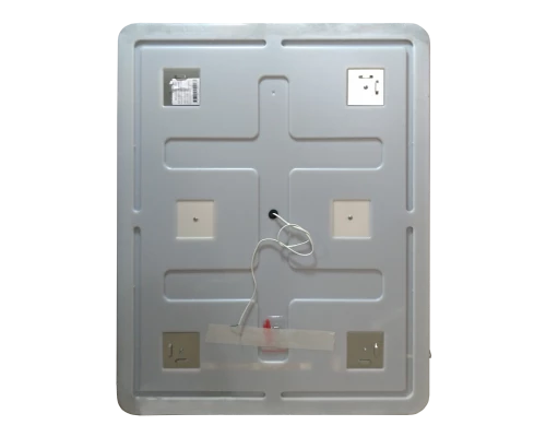 Зеркало Misty 3 Неон - Зеркало LED 1000х800 сенсор на корпусе (с круглыми углами)