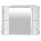 Зеркальный шкаф Misty Лувр - 105 с 2-мя шкафчиками белый П-Лвр03105-0122Ш