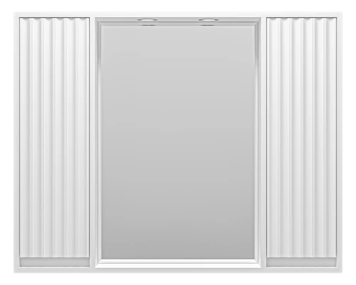 Зеркальный шкаф Brevita Balaton - 100 (белый)