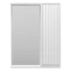 Зеркальный шкаф Brevita Balaton - 65 правый (белый)