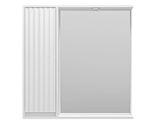 Зеркальный шкаф Brevita Balaton - 80 левый (белый)